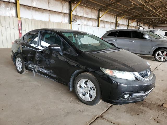 19XFB2F55FE003799 - 2015 HONDA CIVIC LX BLACK photo 4