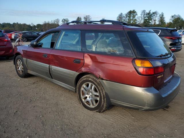 4S3BH675137634466 - 2003 SUBARU LEGACY OUTBACK AWP BURGUNDY photo 2