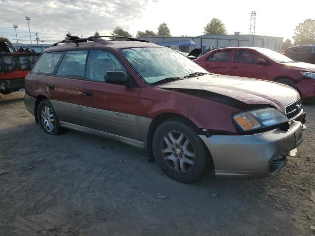 4S3BH675137634466 - 2003 SUBARU LEGACY OUTBACK AWP 勃艮第红 照片 4