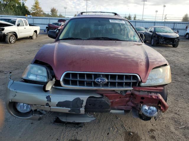 4S3BH675137634466 - 2003 SUBARU LEGACY OUTBACK AWP 勃艮第红 照片 5