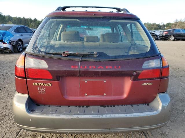 4S3BH675137634466 - 2003 SUBARU LEGACY OUTBACK AWP 勃艮第红 照片 6