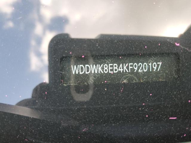 WDDWK8EB4KF920197 - 2019 MERCEDES-BENZ C 300 4MAT CHARCOAL photo 12