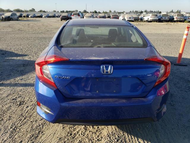 2HGFC2F54JH594719 - 2018 HONDA CIVIC LX BLUE photo 6