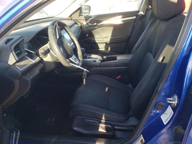 2HGFC2F54JH594719 - 2018 HONDA CIVIC LX BLUE photo 7