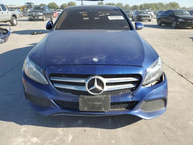 55SWF4JB7HU204242 - 2017 MERCEDES-BENZ C 300 BLUE photo 5