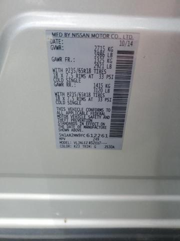 5N1AR2MN9FC612261 - 2015 NISS PATHFINDER S Gümüş foto 13