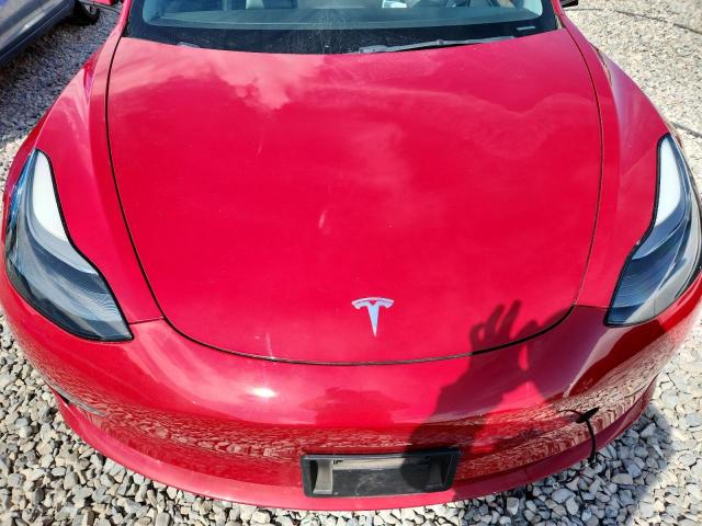 5YJ3E1EA7NF185355 - 2022 TESLA MODEL 3 RED photo 11