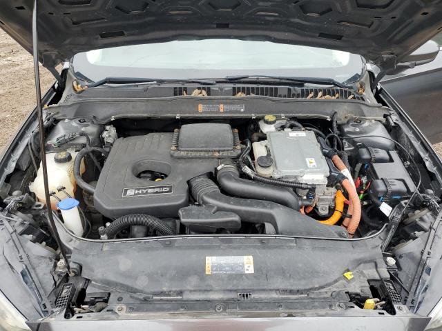 3FA6P0LUXKR108008 - 2019 FORD FUSION SE CHARCOAL photo 11