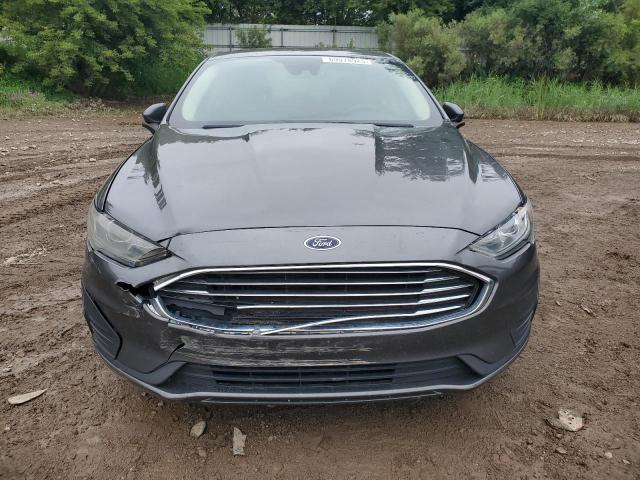 3FA6P0LUXKR108008 - 2019 FORD FUSION SE CHARCOAL photo 5