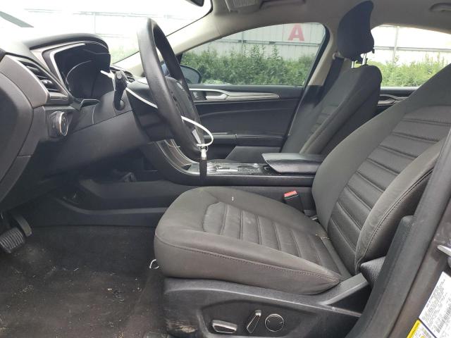 3FA6P0LUXKR108008 - 2019 FORD FUSION SE CHARCOAL photo 7