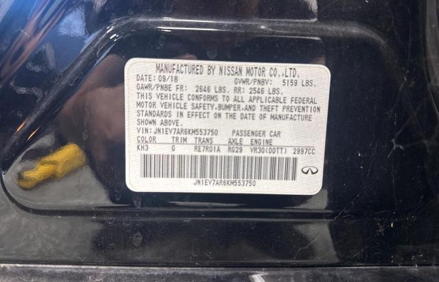 JN1EV7AR6KM553750 - 2019 INFINITI Q50 LUXE BLACK photo 10