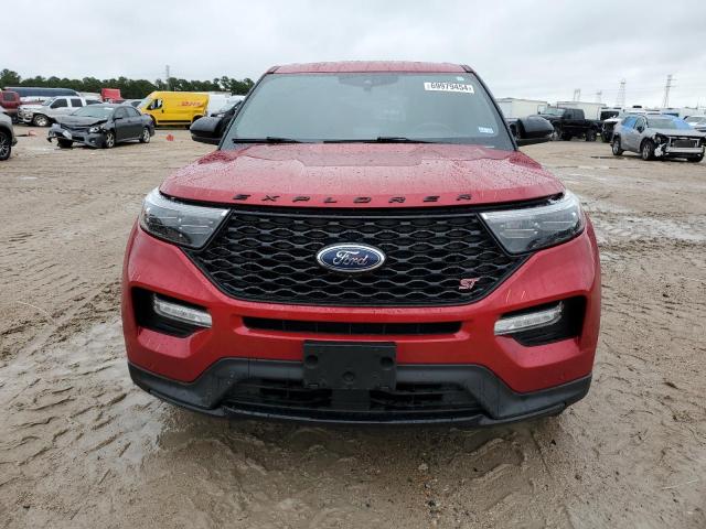 1FM5K8GC8MGB59839 - 2021 FORD EXPLORER ST RED photo 5