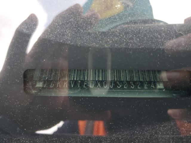 1GKKVTEDXCJ323224 - 2012 GMC ACADIA DENALI BLACK photo 12