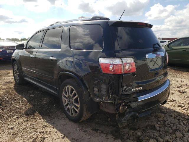 1GKKVTEDXCJ323224 - 2012 GMC ACADIA DENALI BLACK photo 2