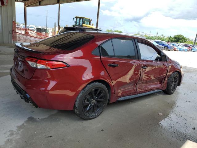 5YFS4MCE2NP112498 - 2022 TOYOTA COROLLA SE წითელი ფოტო 3