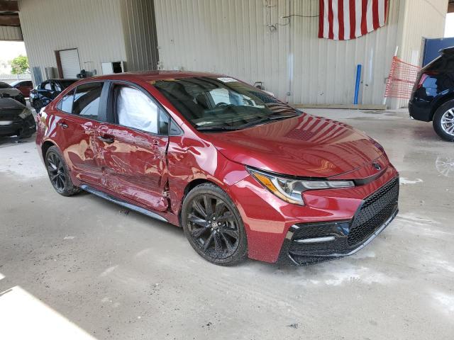 5YFS4MCE2NP112498 - 2022 TOYOTA COROLLA SE წითელი ფოტო 4