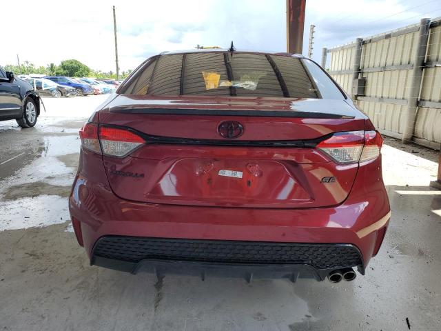 5YFS4MCE2NP112498 - 2022 TOYOTA COROLLA SE წითელი ფოტო 6