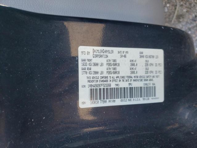 1A8HW58287F523268 - 2007 CHRYSLER ASPEN LIMITED 灰色 照片 13