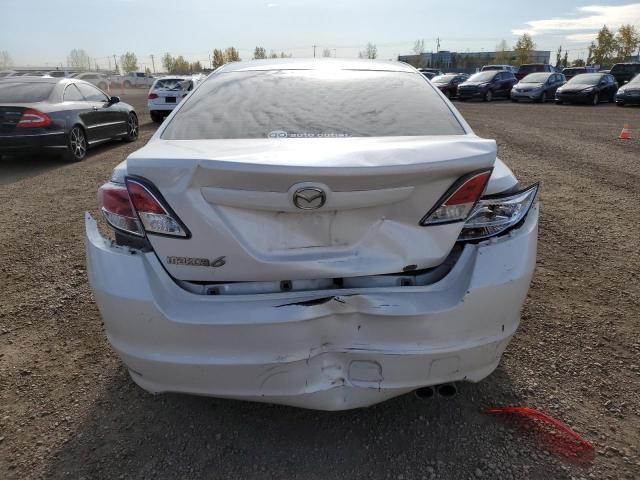 1YVHZ8CH5D5M05136 - 2013 MAZDA 6 GRAND TOURING WHITE photo 6