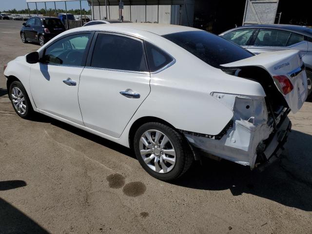 3N1AB7AP1KY375751 - 2019 NISSAN SENTRA S WHITE photo 2