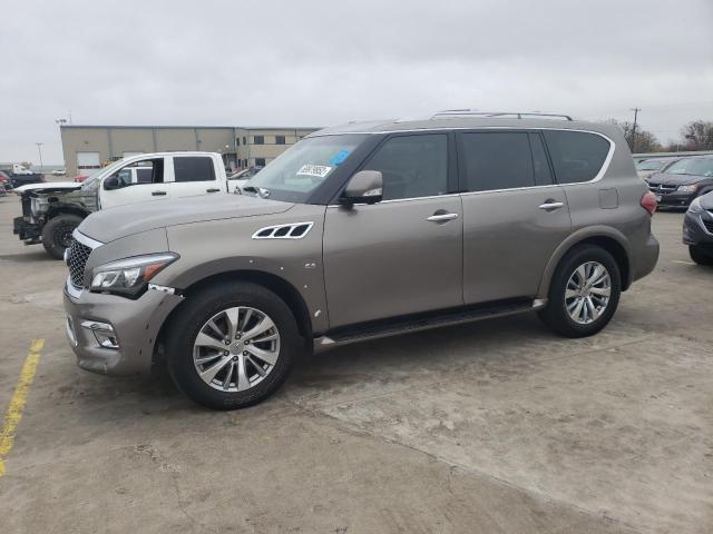 JN8AZ2NF3F9574183 - 2015 INFINITI QX80 BEIGE photo 1