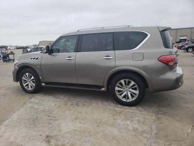 JN8AZ2NF3F9574183 - 2015 INFINITI QX80 BEIGE photo 2