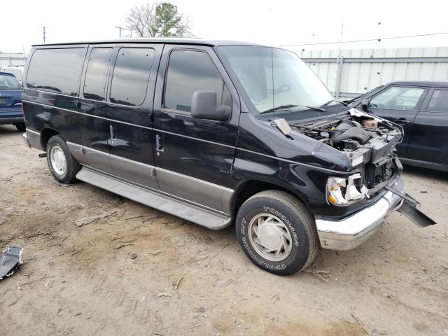 1FMRE11W13HA21197 - 2003 FORD ECONOLINE E150 WAGON BLACK photo 4