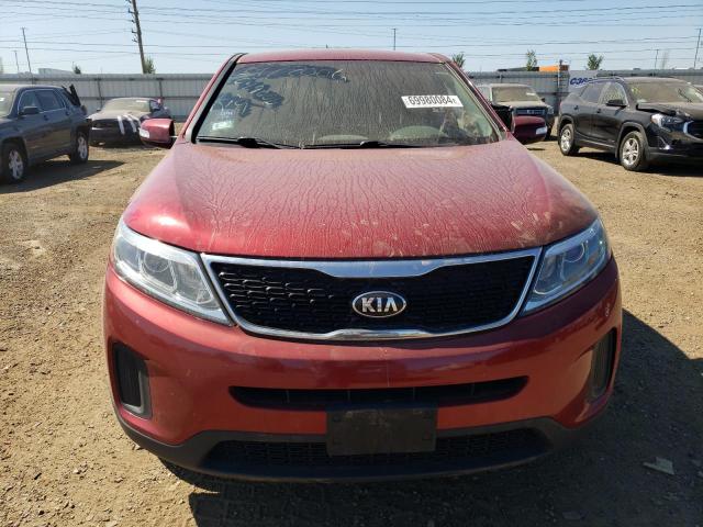 5XYKT3A66FG661409 - 2015 KIA SORENTO LX RED photo 5