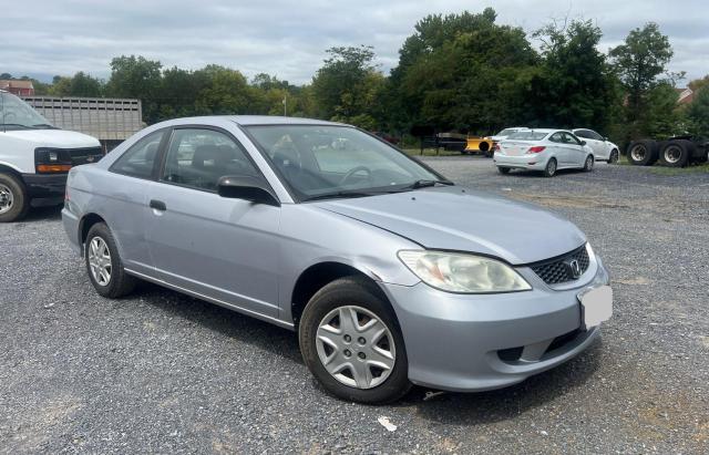 1HGEM22385L010134 - 2005 HONDA CIVIC DX VP Արծաթագույն լուսանկար 1