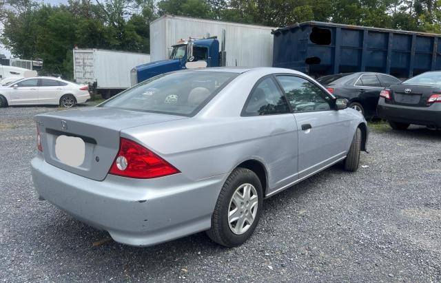 1HGEM22385L010134 - 2005 HONDA CIVIC DX VP Արծաթագույն լուսանկար 4
