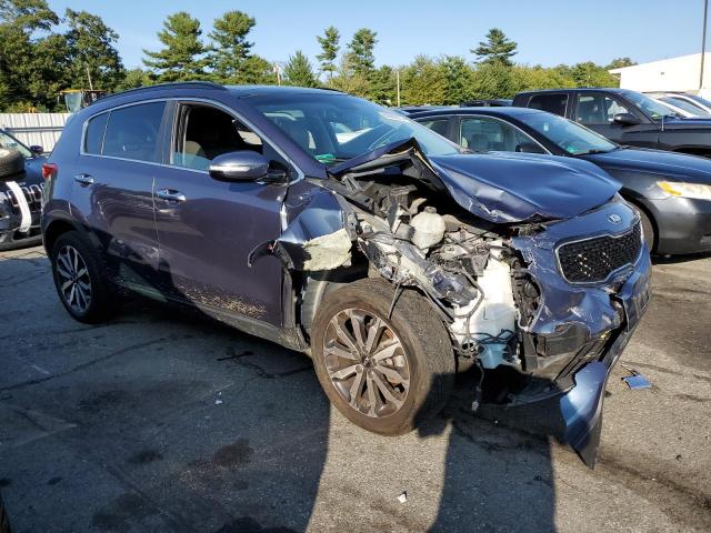 KNDPNCAC6K7498015 - 2019 KIA SPORTAGE EX BLUE photo 4