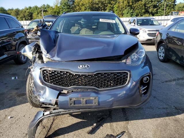 KNDPNCAC6K7498015 - 2019 KIA SPORTAGE EX BLUE photo 5