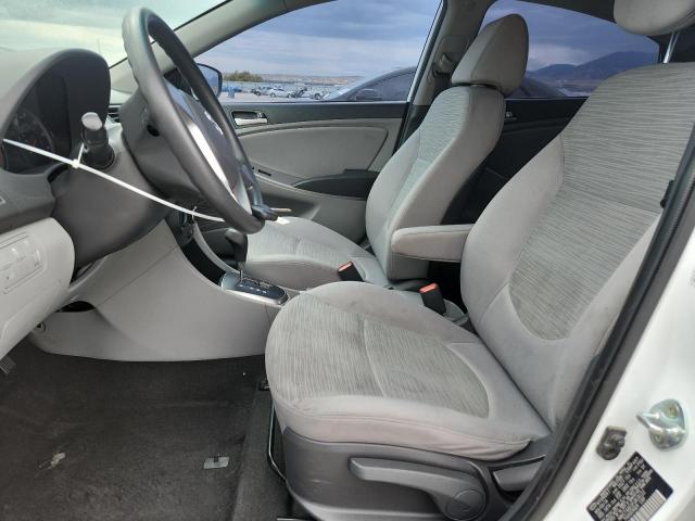 KMHCT4AE0FU818122 - 2015 HYUNDAI ACCENT GLS WHITE photo 7