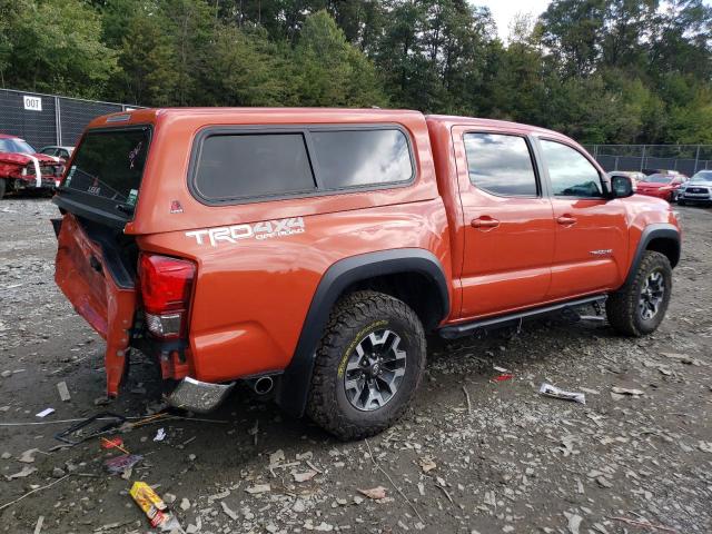 5TFCZ5ANXGX013186 - 2016 TOYOTA TACOMA DOUBLE CAB ORANGE photo 3