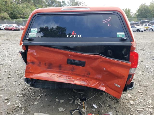 5TFCZ5ANXGX013186 - 2016 TOYOTA TACOMA DOUBLE CAB ORANGE photo 6