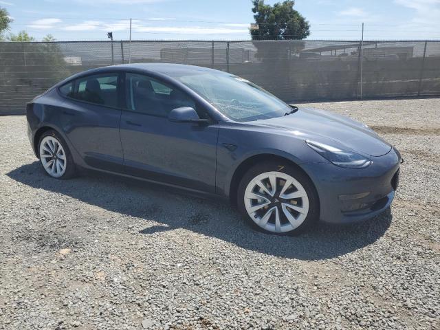5YJ3E1EA5NF372481 - 2022 TESLA MODEL 3 GRAY photo 4
