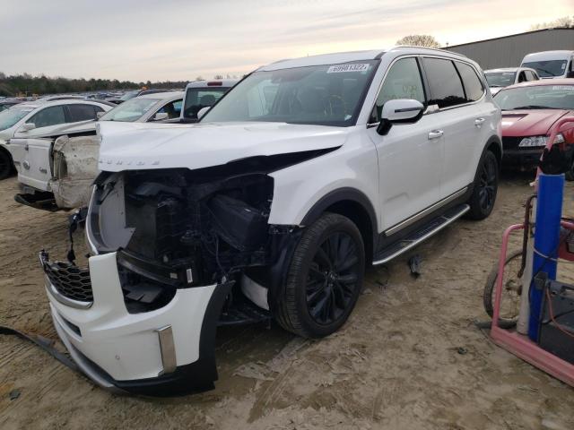 5XYP54HC5LG072526 - 2020 KIA TELLURIDE SX WHITE photo 1