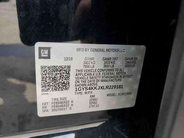 1GYS4KKJXLR229181 - 2020 CADILLAC ESCALADE ESV PLATINUM BLACK photo 13