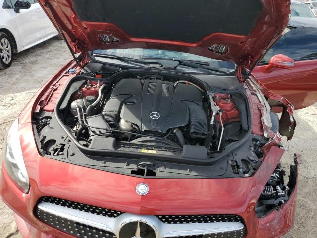 WDDJK6GA7HF046410 - 2017 MERCEDES-BENZ SL 450 RED photo 11