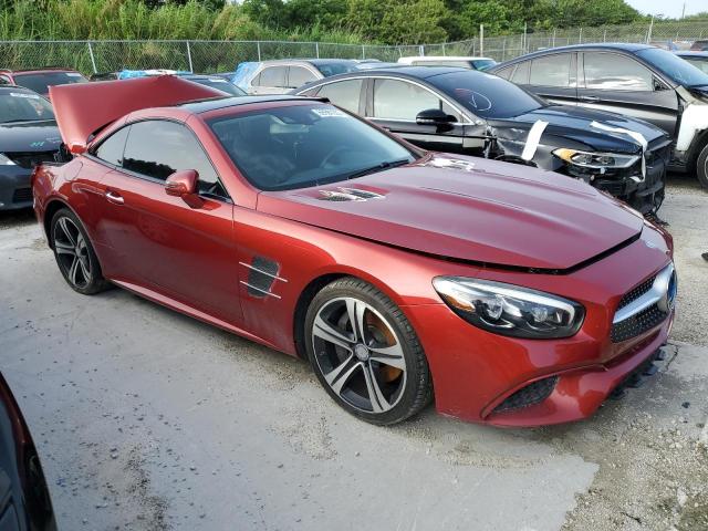 WDDJK6GA7HF046410 - 2017 MERCEDES-BENZ SL 450 RED photo 4