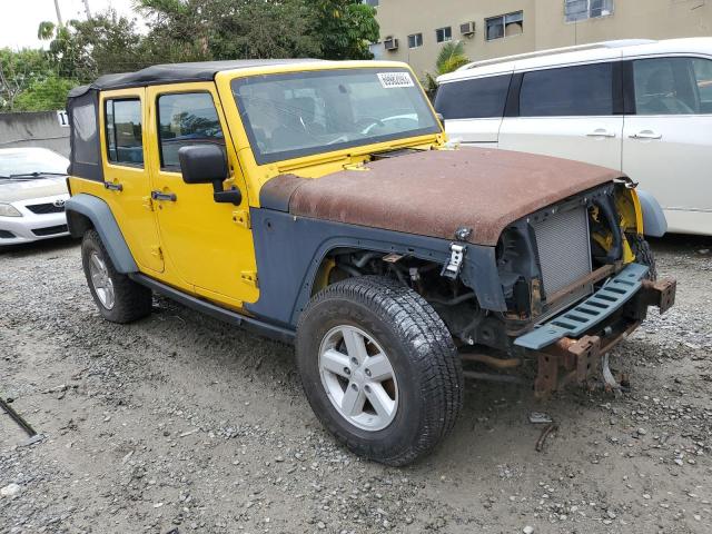 1J4GA39118L507812 - 2008 JEEP WRANGLER U X YELLOW photo 4