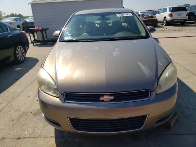 2G1WT58N779301145 - 2007 CHEVROLET IMPALA LT TAN photo 5