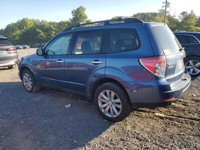 JF2SHAEC4BH742370 - 2011 SUBARU FORESTER LIMITED BLUE photo 2