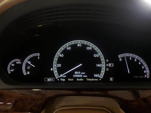 WDDNG9EB0CA464152 - 2012 MERCEDES-BENZ S 550 4MATIC WHITE photo 9