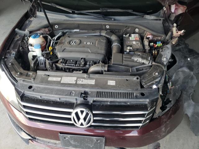 1VWBS7A31EC059890 - 2014 VOLKSWAGEN PASSAT SE BURGUNDY photo 11