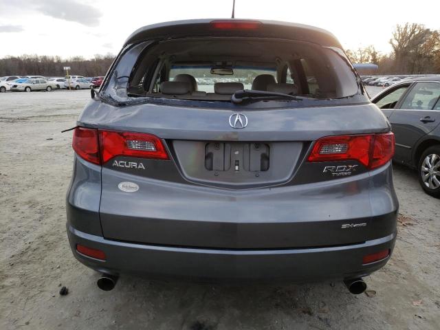 5J8TB18238A001105 - 2008 ACURA RDX GRAY photo 6