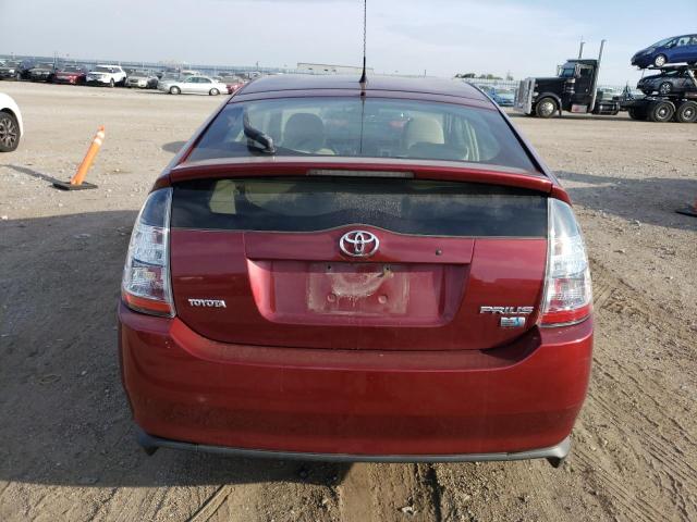 JTDKB20U157027918 - 2005 TOYOTA PRIUS MAROON photo 6