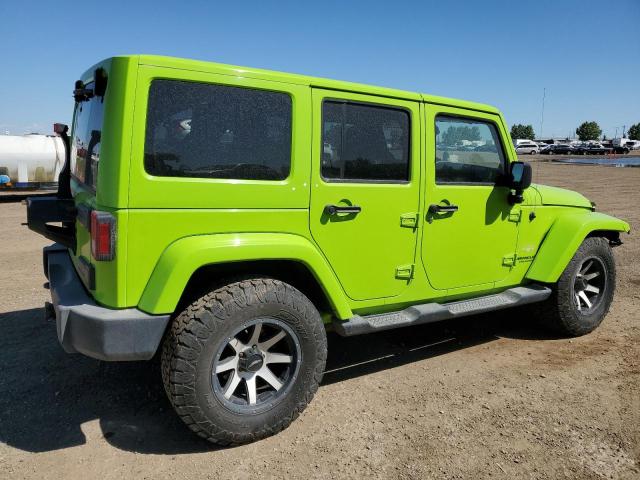 1C4BJWEG3DL537710 - 2013 JEEP WRANGLER U SAHARA Կանաչ լուսանկար 3