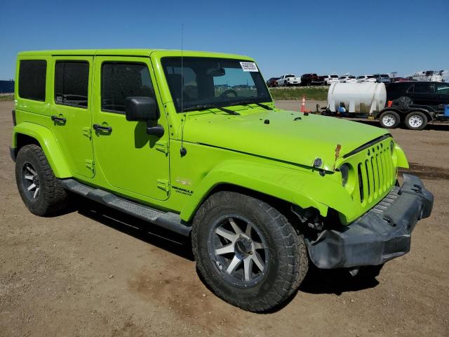1C4BJWEG3DL537710 - 2013 JEEP WRANGLER U SAHARA Կանաչ լուսանկար 4