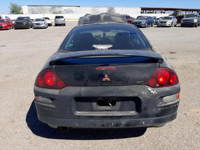 4A3AC84L1YE111120 - 2000 MITSUBISHI ECLIPSE GT BLACK photo 6